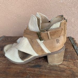 Roan Natalie Leather Heeled Sandal